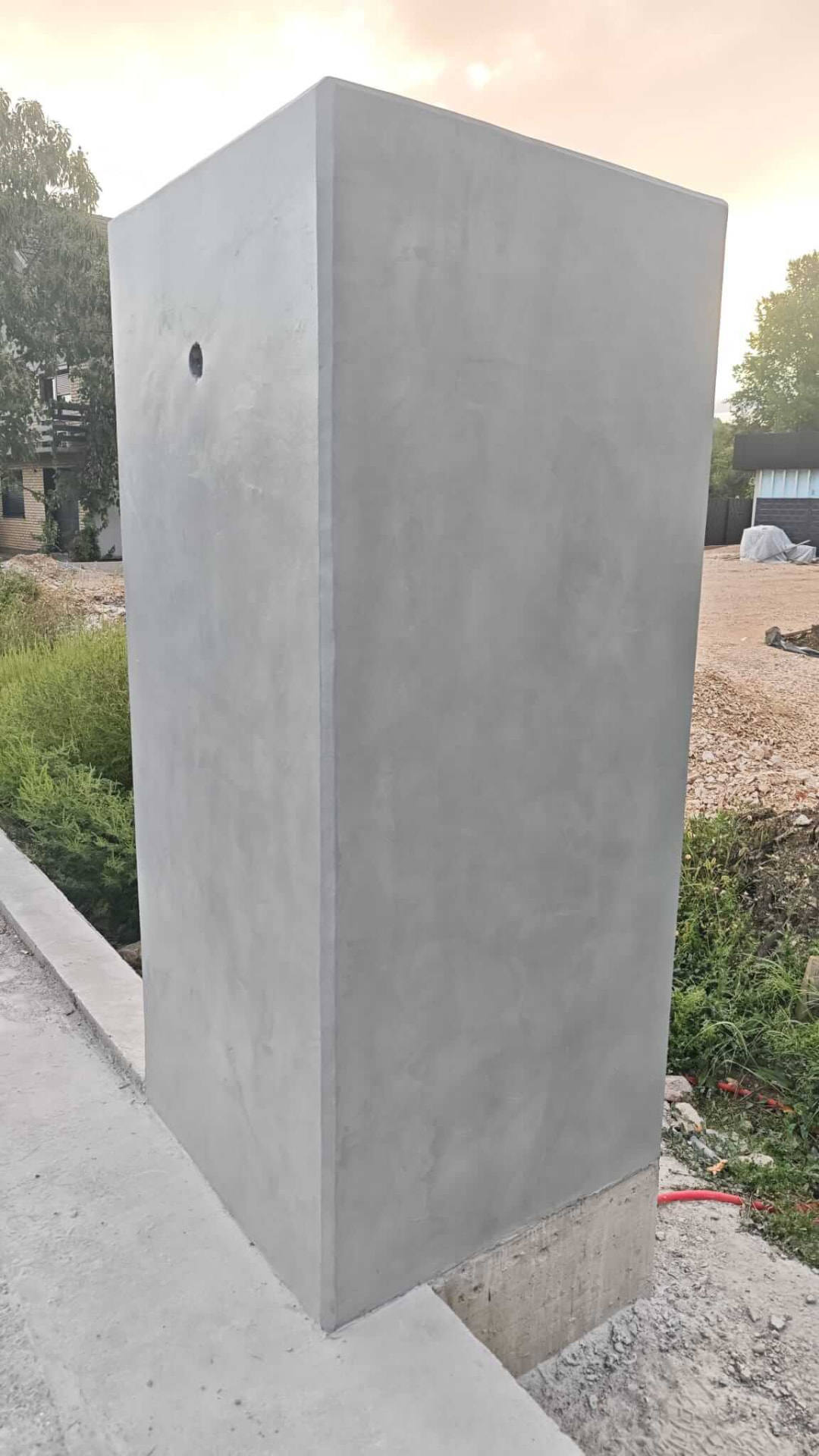 Detalj kontinuirane zidne površine u tehnici Mikrocement (7)
