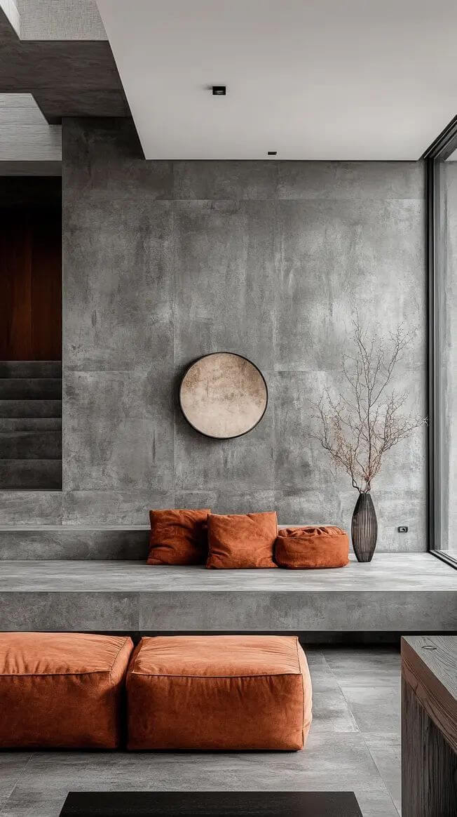 Detalj dekorativne obrade Beton look (1)