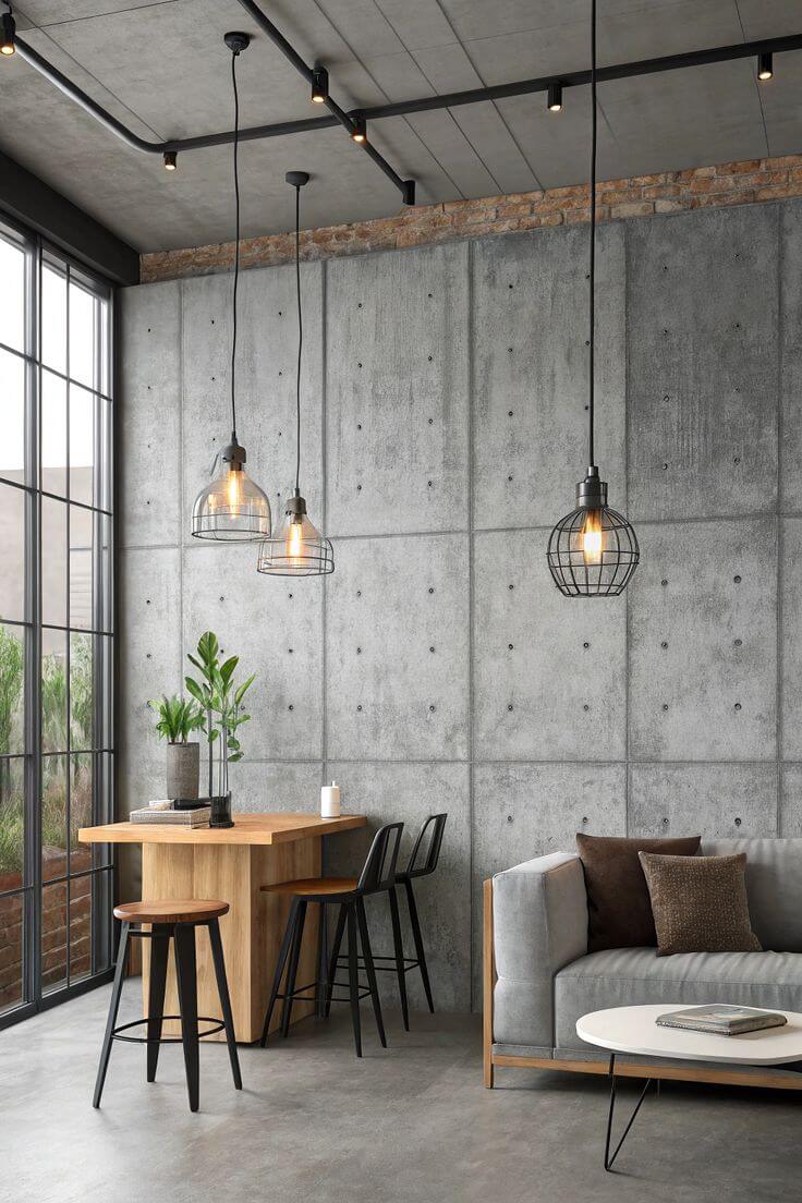 Detalj dekorativne obrade Beton look (2)