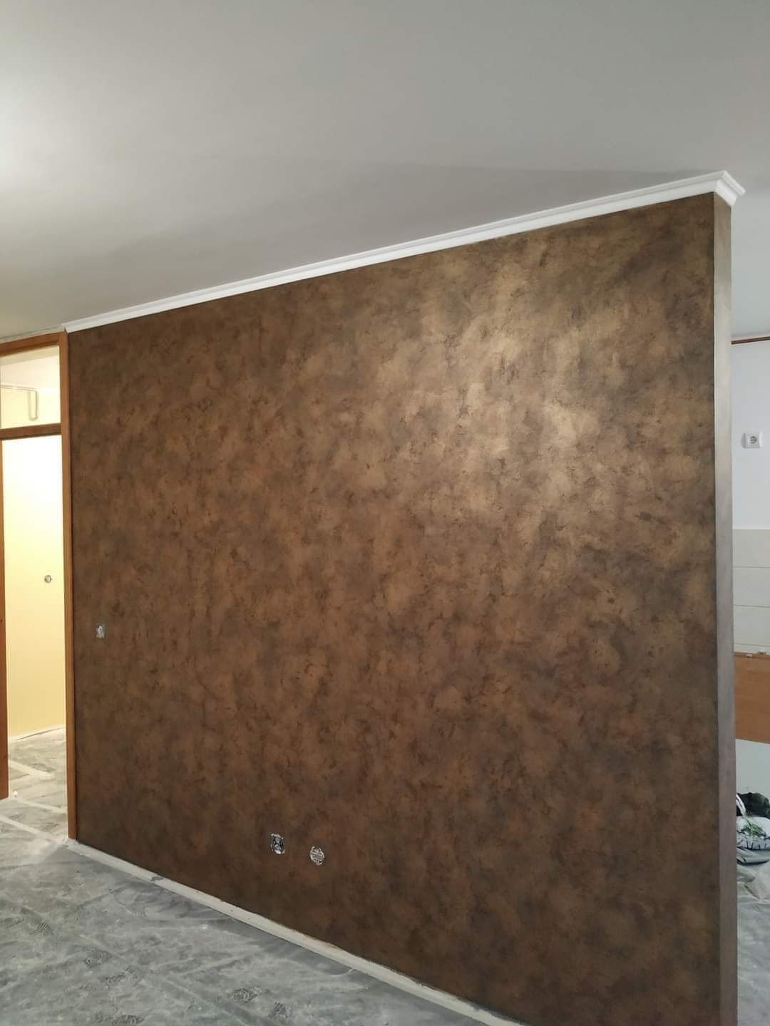 Detalj metalnog efekta u tehnici Klondike (3)