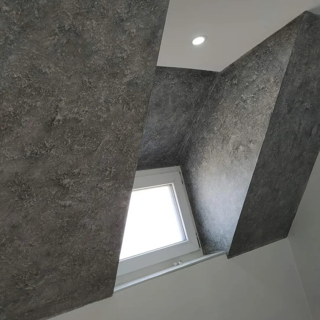 Detalj metalnog efekta u tehnici Klondike (5)